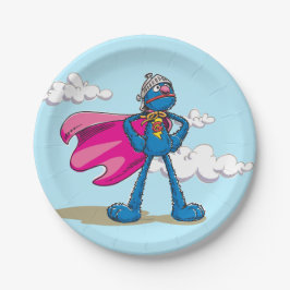 Plato De Papel Super Grover 2