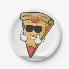 Plato De Papel Super Guay Pizza Plate