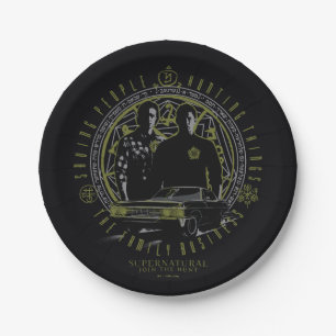 Plato De Papel Supernatural Winchester Brothers Family Business