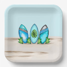 Plato De Papel Surfboards Retro