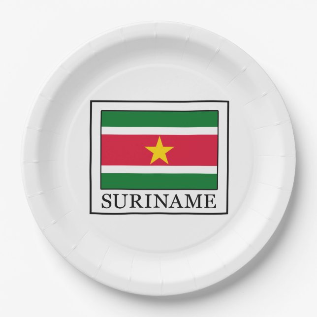 Plato De Papel Surinam (Anverso)