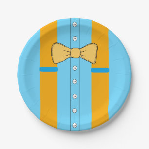 Plato De Papel Suspendedores y fiesta de cumpleaños de Bow Ties B