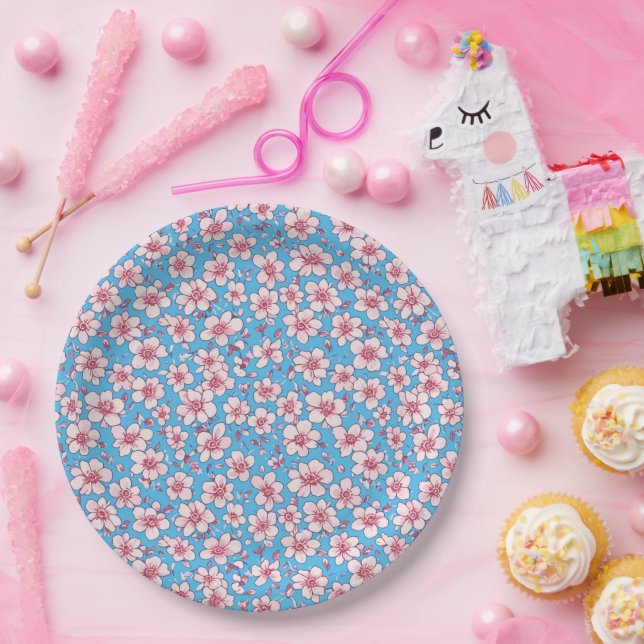 Plato De Papel Susurros de Wildwood (Fiesta)