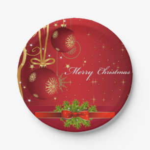 Plato De Papel Suzanne Elizabeth Navidades colección Plate de pap
