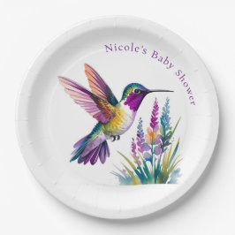 Plato De Papel Sweet Beginning: Una celebración de Baby Shower