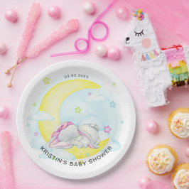 Plato De Papel Sweet Dreams Baby Shower