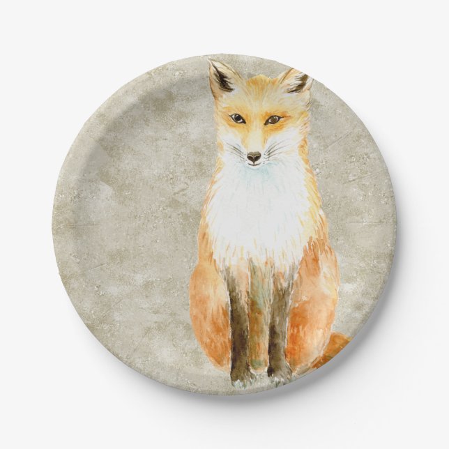 Plato De Papel Sweet Fox (Anverso)