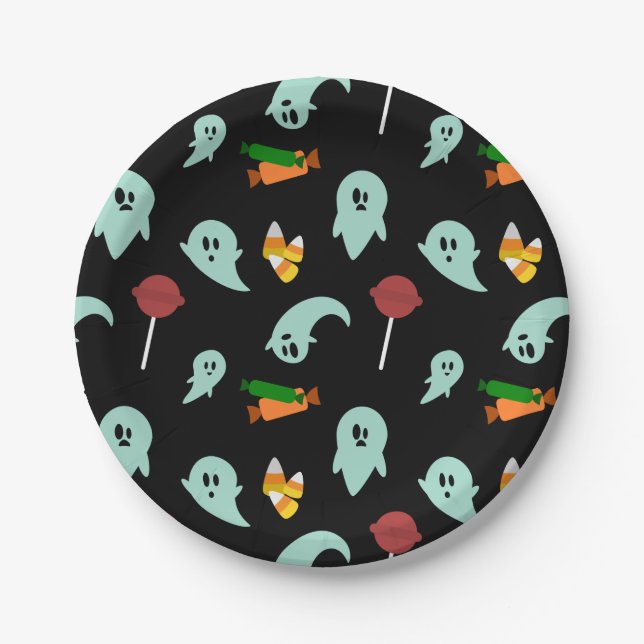 Plato De Papel Sweet Ghost (Anverso)