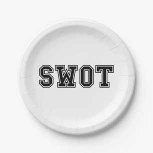 PLATO DE PAPEL SWOT