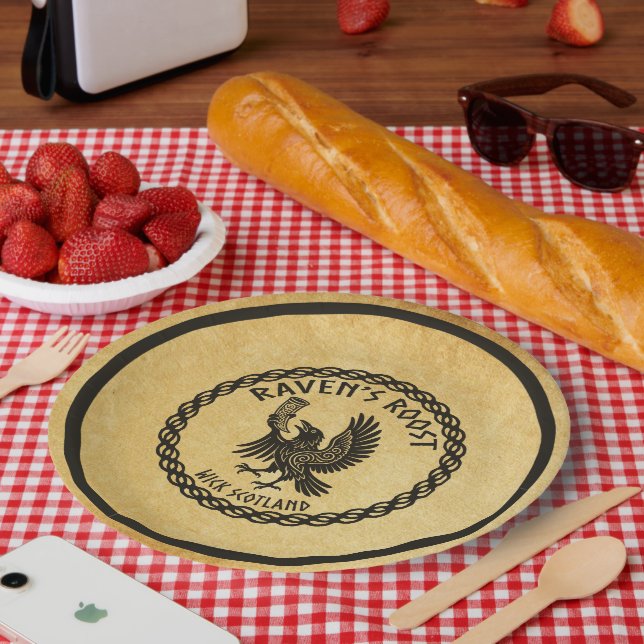 Plato De Papel Taberna Raven's Roost Wick Escocia (Picnic)
