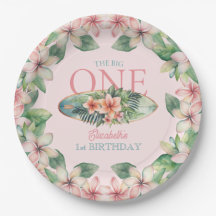 Tabla de Surf Floral The Big One 1er Cumpleaños