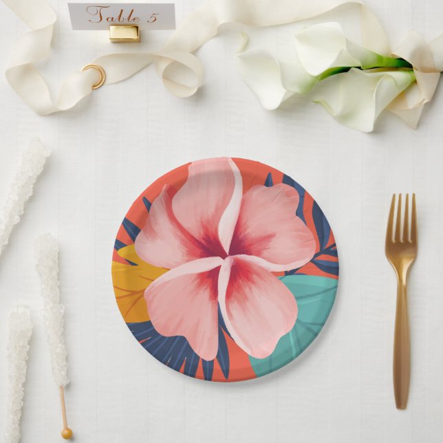 Plato De Papel Tableware para fiestas de cumpleaños (Boda)