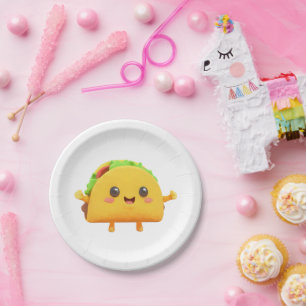 Plato De Papel Taco