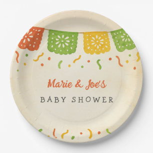 Plato De Papel Taco Bout A Baby Fiesta Baby Shower Placas De Pape