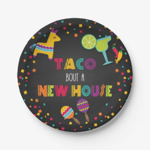 Plato De Papel Taco se acerca a una nueva placa para la casa