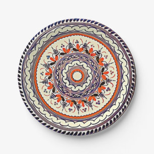 Plato De Papel Talavera 
