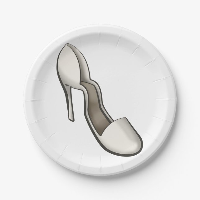 Plato De Papel Talones altos (Anverso)