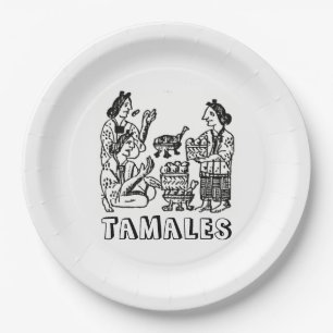 Plato De Papel Tamales (Código Florentino, siglo XVI)