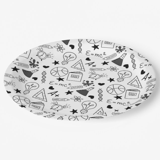 Plato De Papel Tamaño: Placas de papel de 9" (Angular)