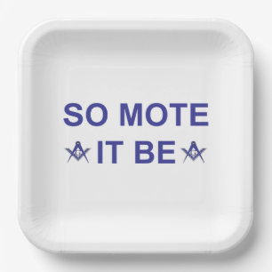 Plato De Papel Tan modesto que sea