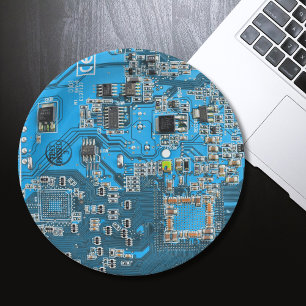 Plato De Papel Tarjeta de circuito azul PCB del conjunto del circ