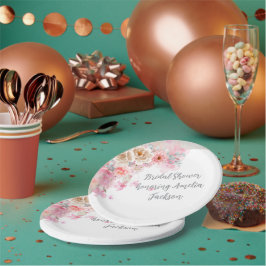 Plato De Papel Tarjetas de invitación para despedida de soltera c