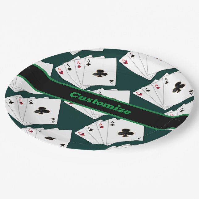 Plato De Papel Tarjetas de juego de cuatro velocidades (Angular)