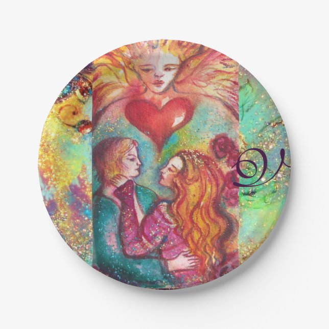 Plato De Papel TAROS DE PERDIERON LAS SOMBRAS, AMA AL El día de S (Anverso)