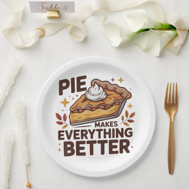 Plato De Papel Tarta es mejor (Boda)