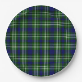 Plato De Papel Tartan del distrito Tweedside de Escocia
