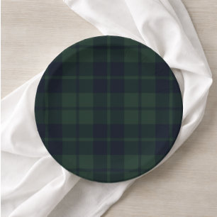 Plato De Papel Tartan Plaid Polo Preppy