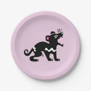 Plato De Papel Tasmania DEVIl - Australia - Vida silvestre - Fies