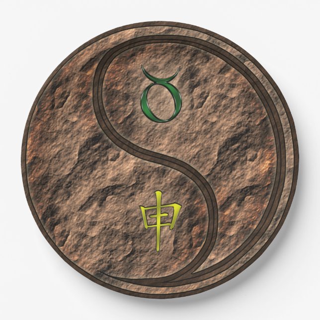 Plato De Papel Taurus & Earth Monkey (Anverso)