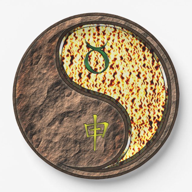 Plato De Papel Taurus & Fire Monkey (Anverso)