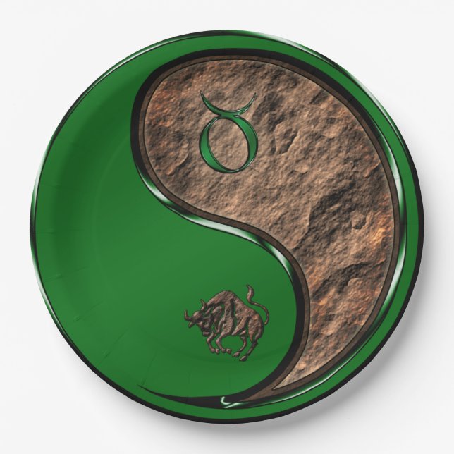 Plato De Papel Taurus the Bull (Anverso)