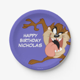 Plato De Papel TAZ™ | Sacar su lengua