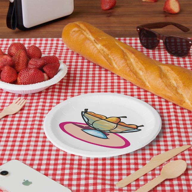 Plato De Papel Tazón de fruta (Subido por el creador)