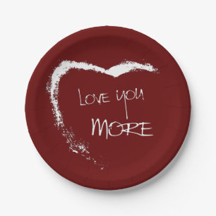 Plato De Papel Te quiero más