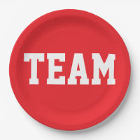 TEAM Diversión Deportes Atléticos Texto Blanco Sob