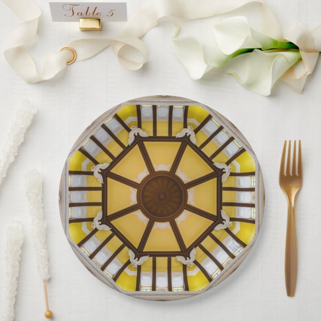 Plato De Papel Techo decorado en la estación de Tokio (Boda)