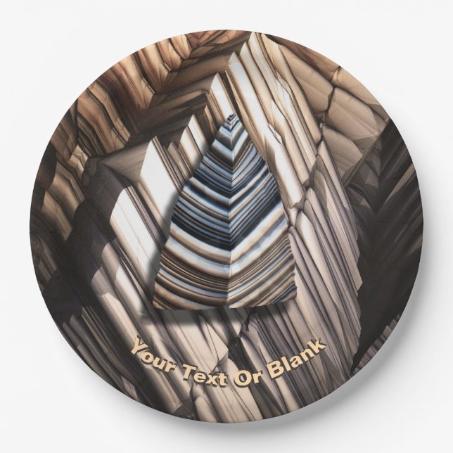 Plato De Papel Tecnología paleolítica (Anverso)