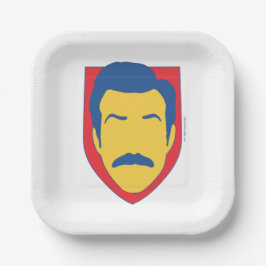 Plato De Papel Ted Lasso Badge