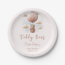 Teddy Bear en un globo Baby Shower