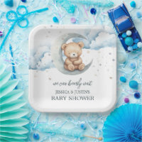 Teddy Bear Stars and Moon Baby Shower