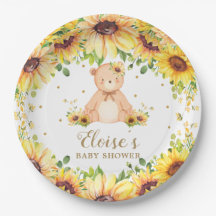 Teddy Bear Sunflower Baby Shower Birday Party