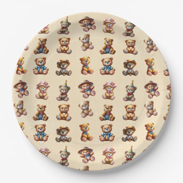 Plato De Papel Teds (Anverso)