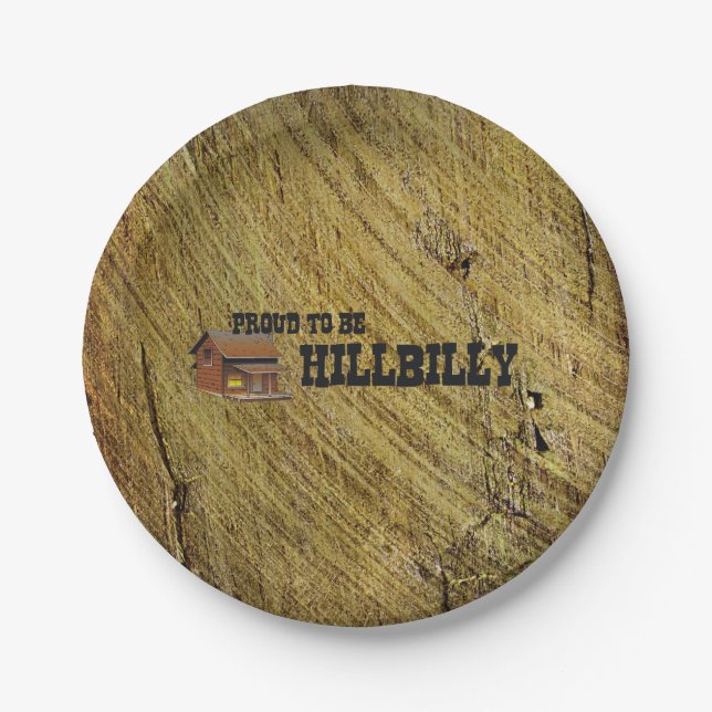 Plato De Papel TEE Hillbilly Proud (Anverso)