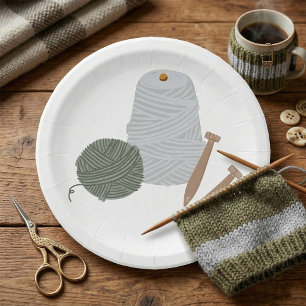 Plato De Papel Tejer