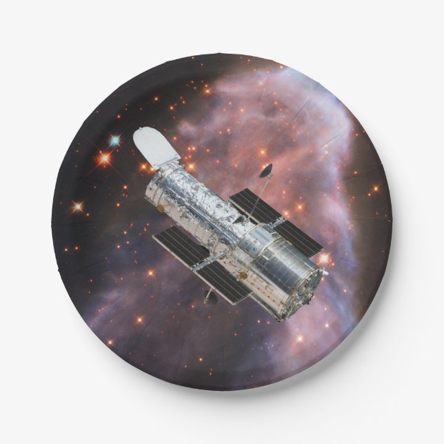 Plato De Papel Telescopio espacial Hubble (Anverso)