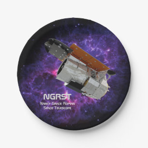Plato De Papel Telescopio espacial romano de Nancy Grace